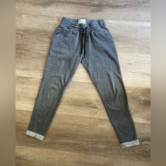 Champion Gray Rolled Cuff Joggers XS - Picture 2 of 3